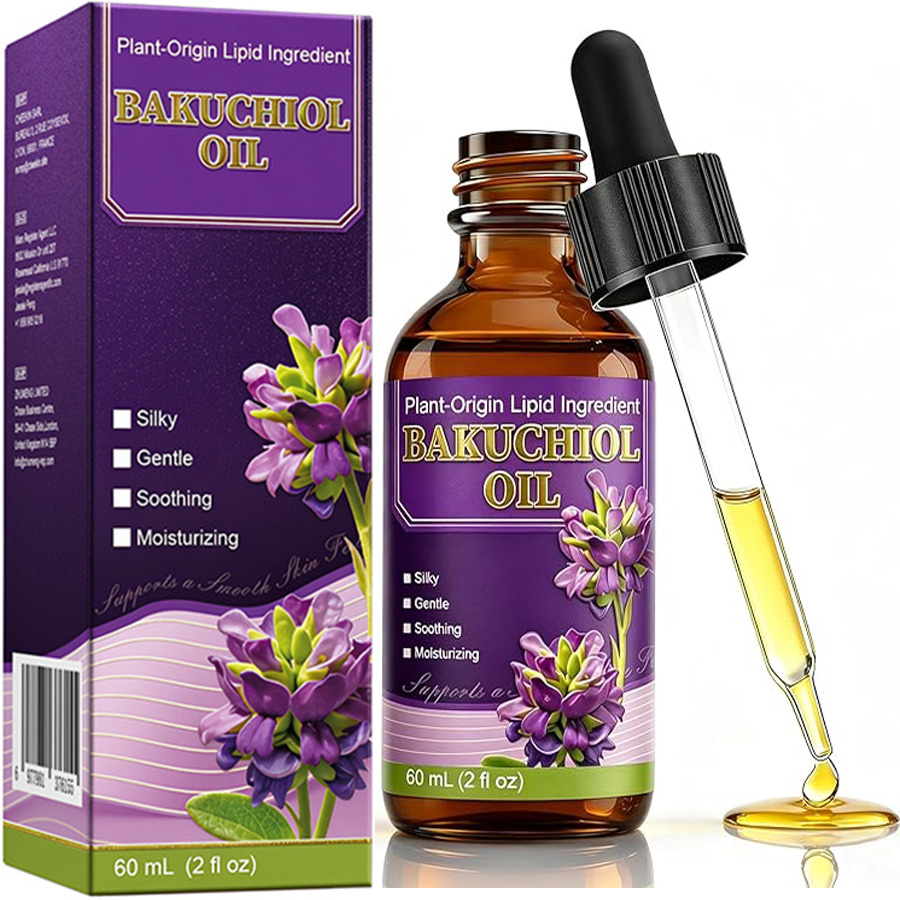 Bakuchiol Retinol Alternative - Huile pour le visage anti-âge au