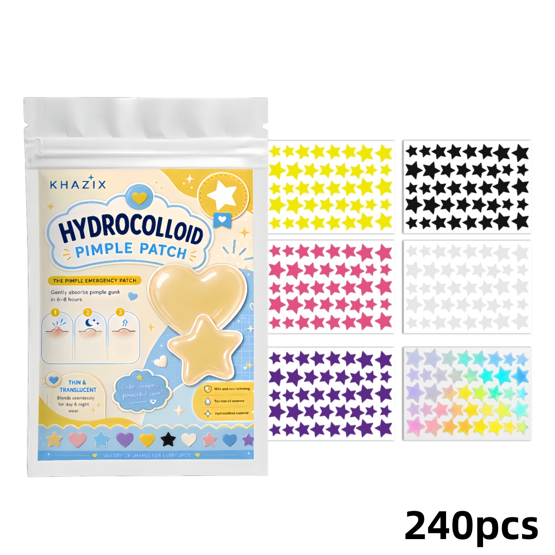 Skincare The Originote - 240 Patchs Étoiles Hydrocolloïdes pour le