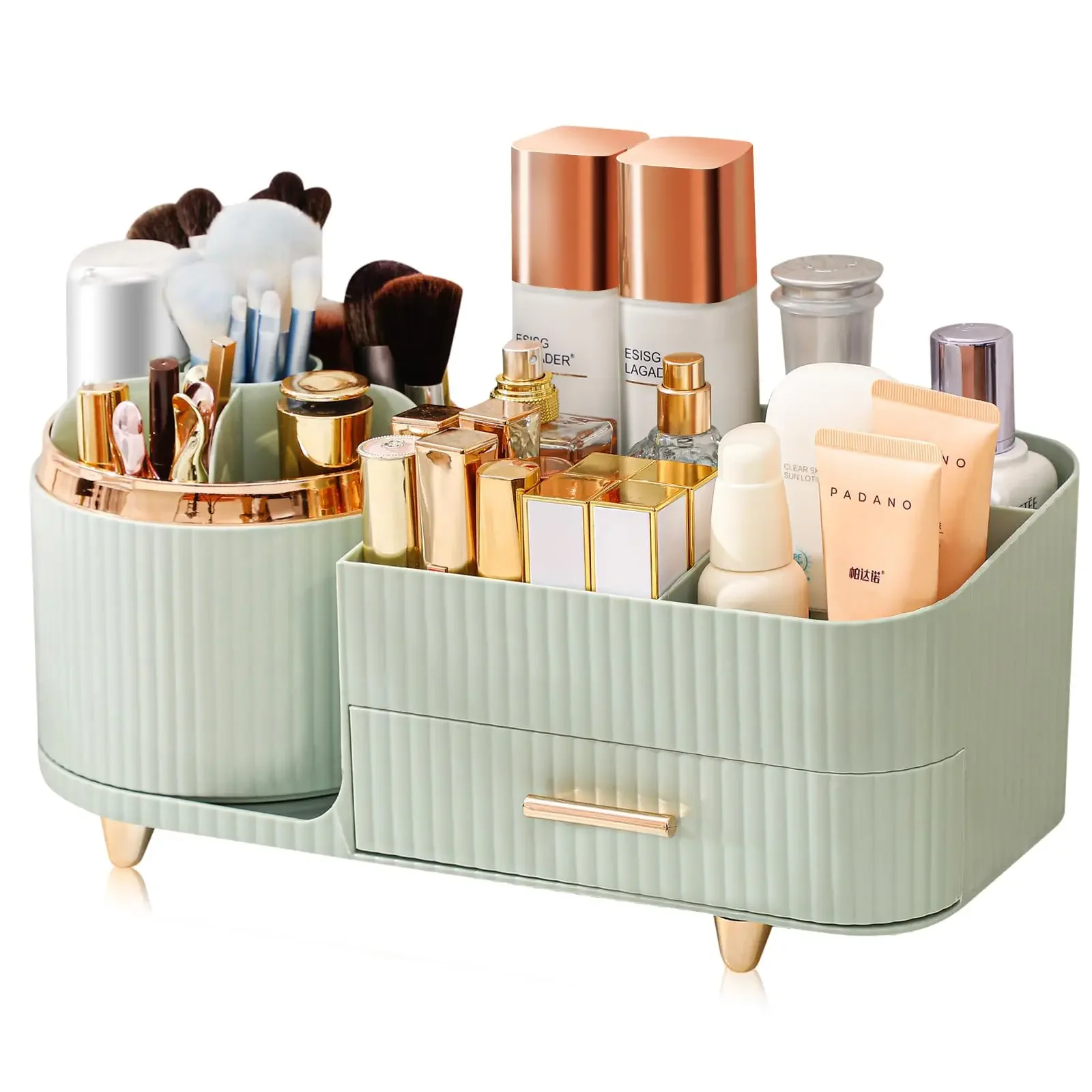 Skincare B Erl - Porte-brosse de maquillage grande capacité, organisateur