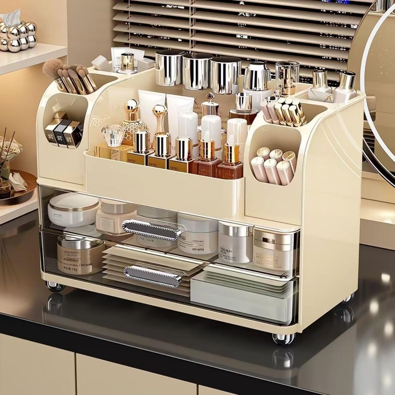 Skincare B Erl - Organisateur de maquillage avec tiroirs pour