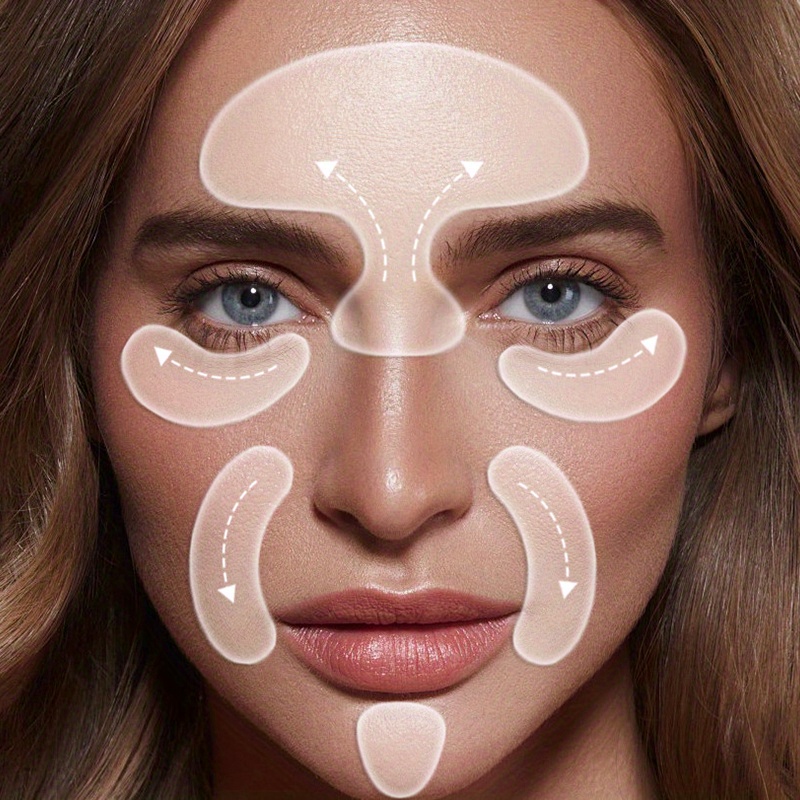 Skincare Qv - Coussinet Anti-rides en Silicone réutilisable, 6