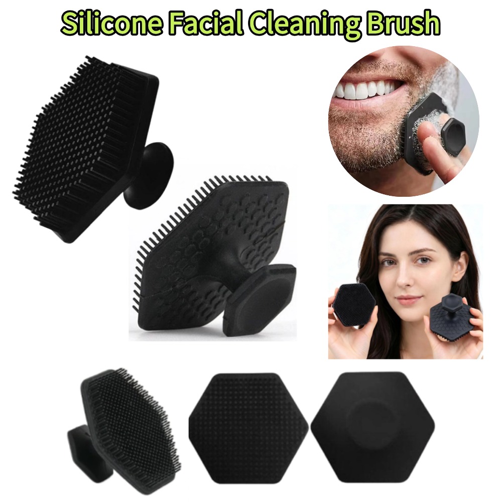 Skincare B Erl - Brosse nettoyante faciale en silicone pour