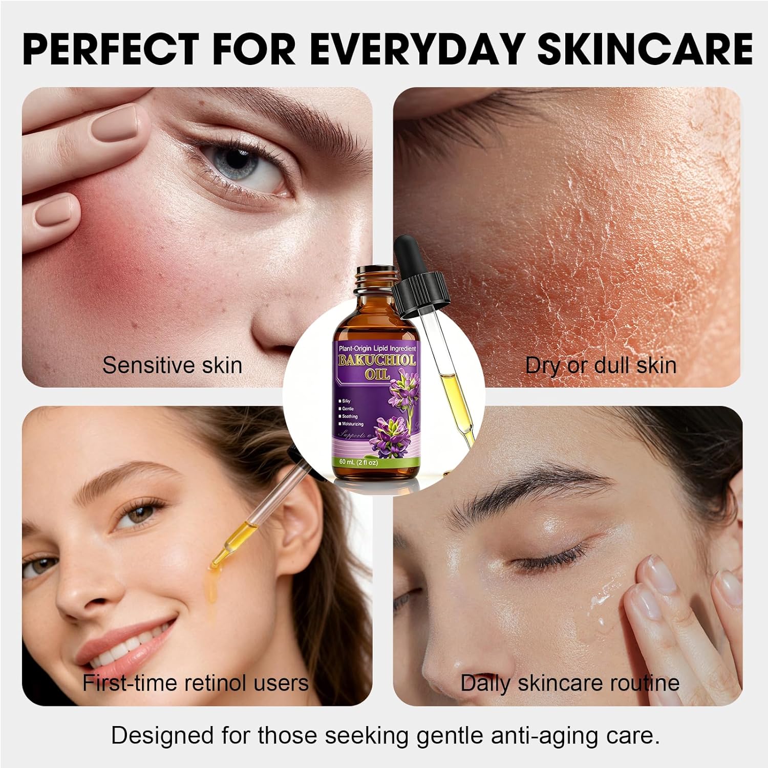 Huile pour le visage anti-âge  - Bakuchiol Retinol Alternative avis et prix