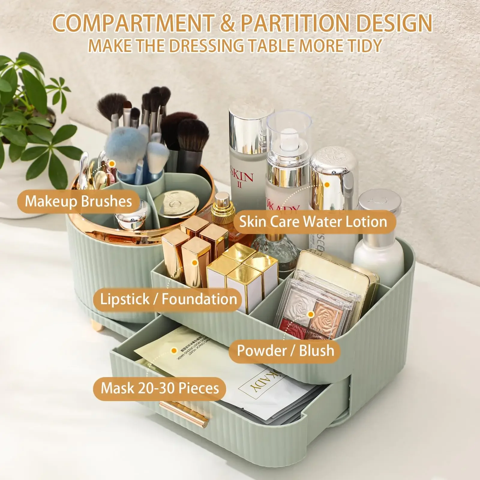 Porte-brosse de maquillage gra - Skincare B Erl avis et prix