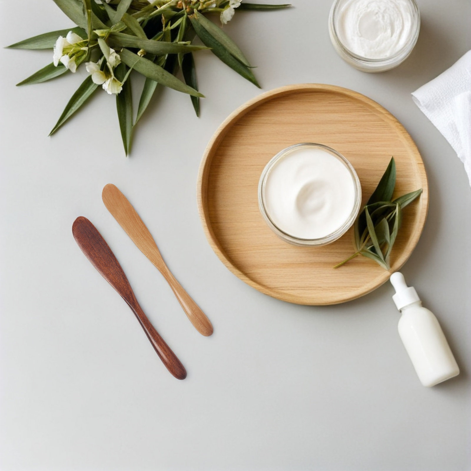 Lot de 2 Spatules en Bois Natu - Skincare Natur E avis et prix